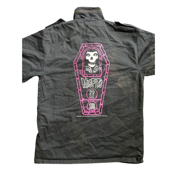 Vtg Misfits RIP 138 Glenn Danzig Trench Coat Goth Grunge Thrashed Punk Rock Rare - Picture 5 of 16